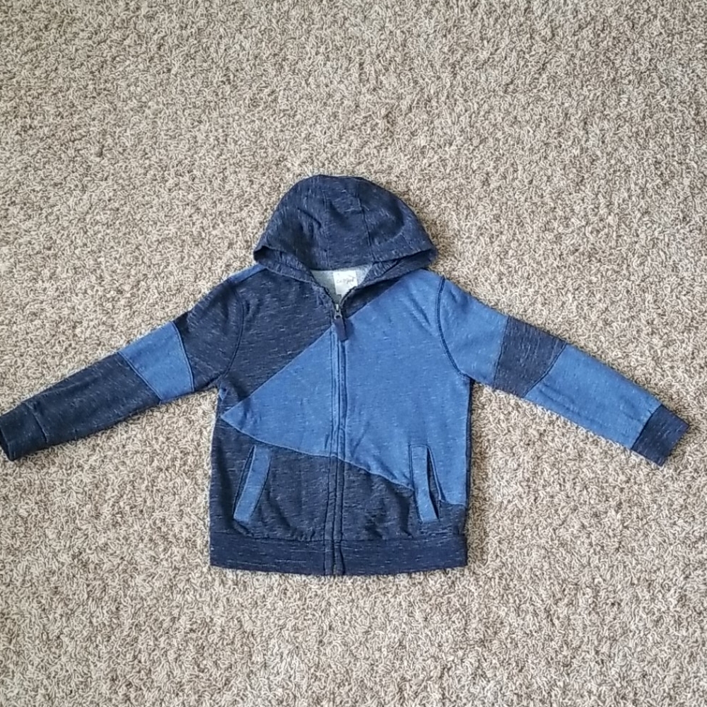 Cat & Jack Full Zip Blue Hoodie/Sweatshirt